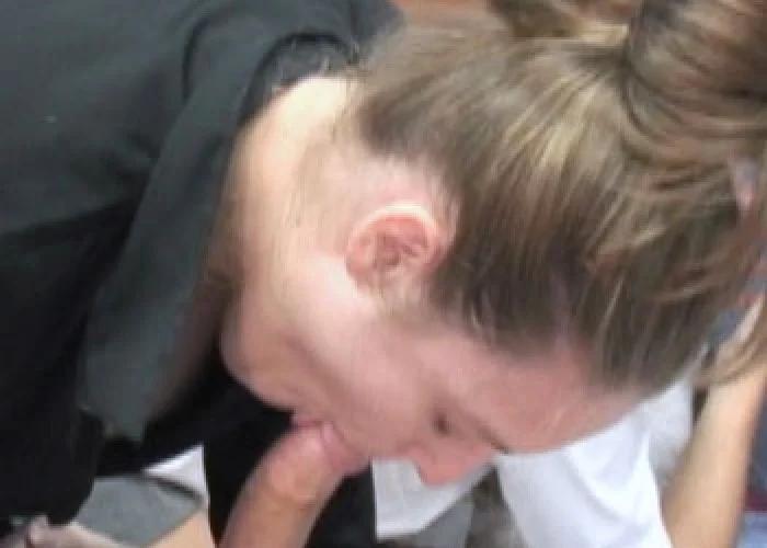 Danni Sucks Dick At A Party