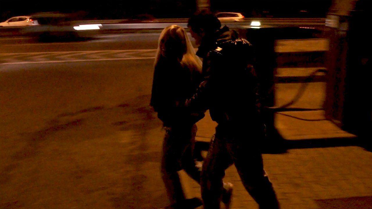 Slutty Blonde Fucked in a Public Bathroom