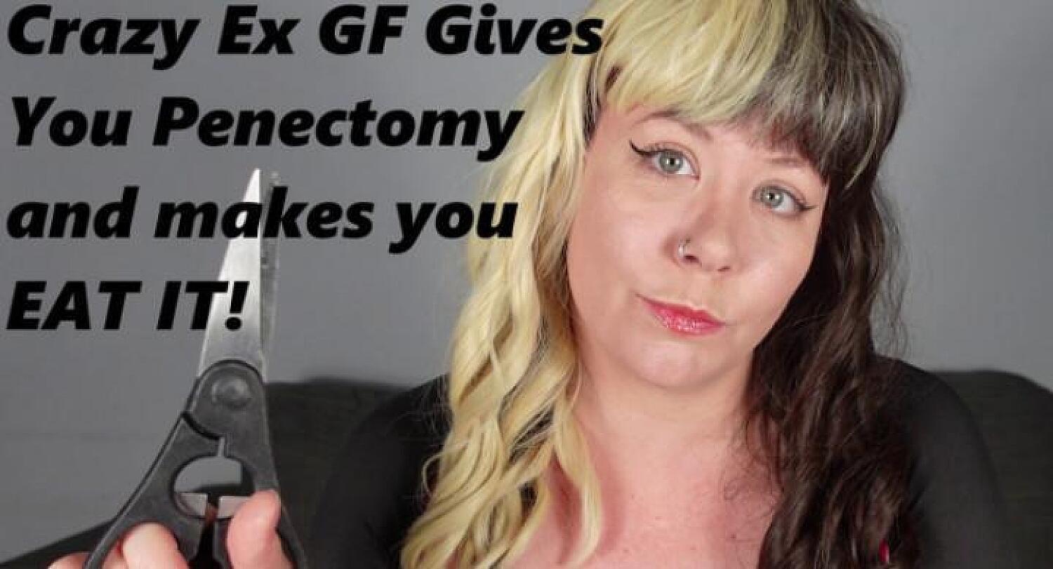 Crazy Ex GF Gives You Penectomy And Makes You Eat It