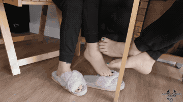 Footsie Turns Into Fucking - Charlotte Sartre and Sinn Sage