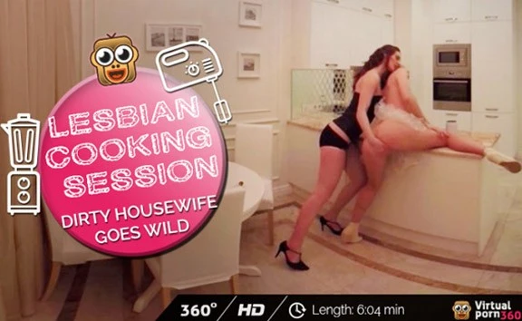 Lesbian Cooking Session - Dirty Housewife Goes Wild