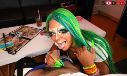 A Real-Gal Hooker with Dark Skin You Can Fuck at Karaoke