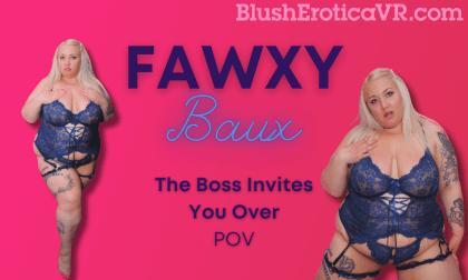 Big Boob BBW Lingerie Tease Fawxy Baux Blush Erotica VR