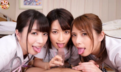 Four Nurses in White Pantyhose Part 3