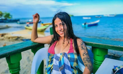 Cute Busty Teen Model in the Jungle Makes You Cum Twice