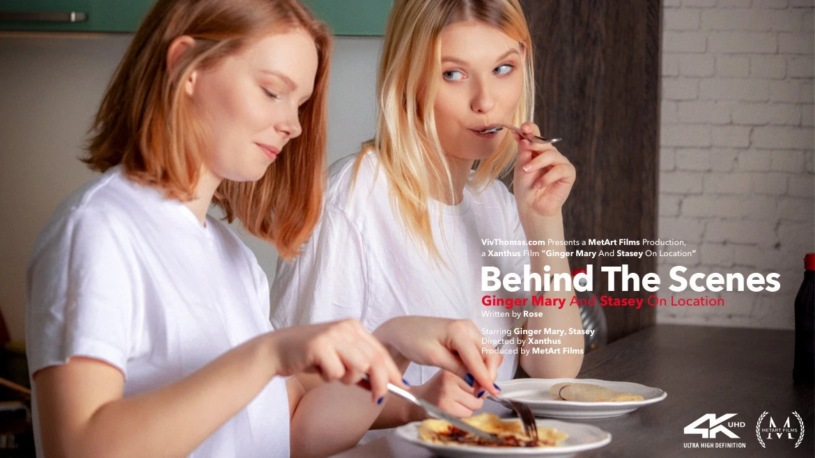 Behind the Scenes: Ginger Mary and Stasey on Location