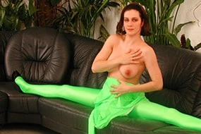 Flexible Pregnant in Spandex