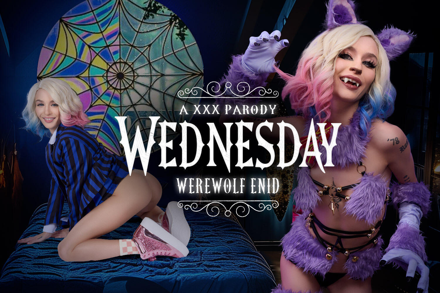 Wednesday: Werewolf Enid a XXX Parody