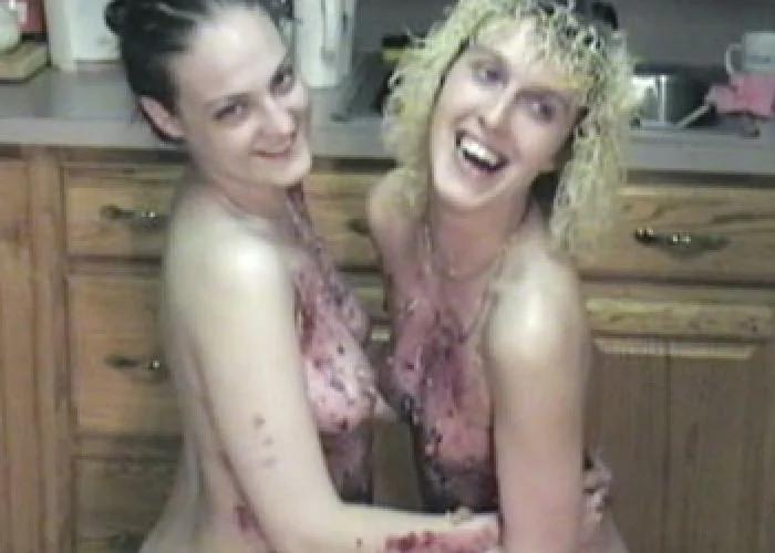 Danni And Cindy Get Messy