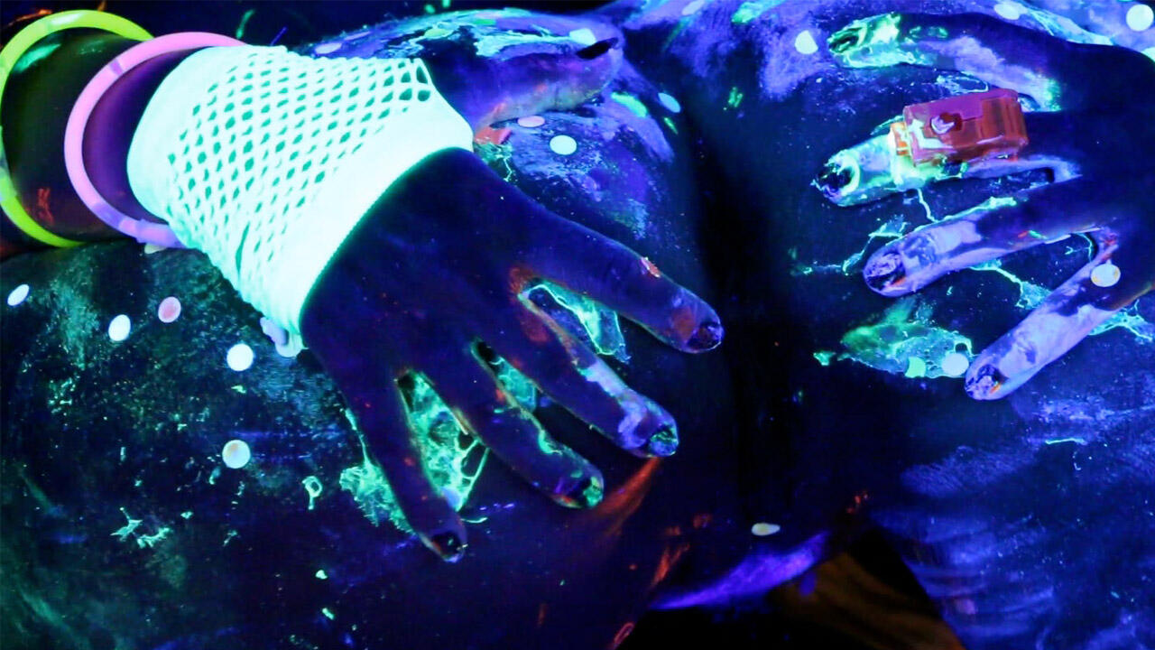 Black Light Porn Set Behind the Scenes
