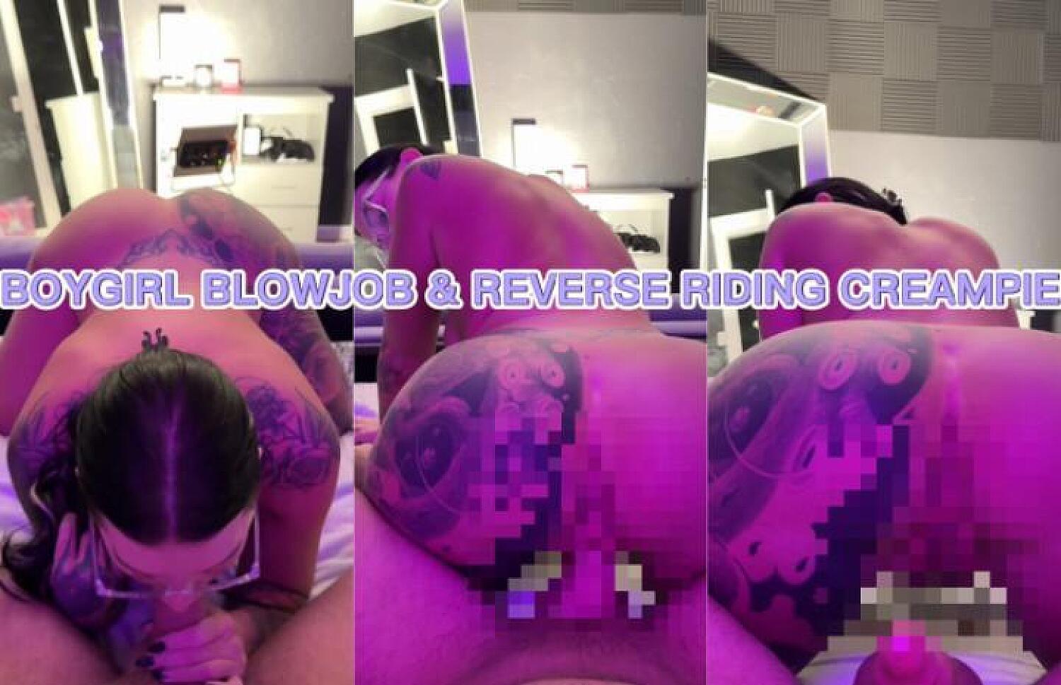 Boy/Girl Blowjob And Reverse Cowgirl