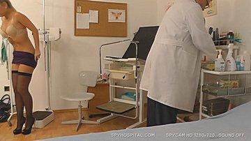 Hot Girl At Doctor Caught On Spy Cam