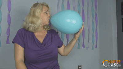 Charlee Chases Party Balloons