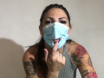 This Is How Lily Eats Up Dicks with Her Mask on