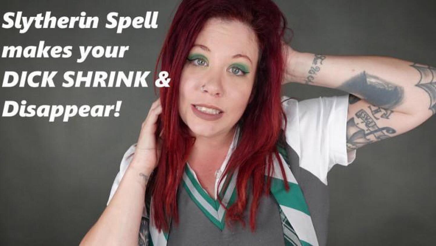 Slytherin Spell Makes Your Dick Shrink And Disappear