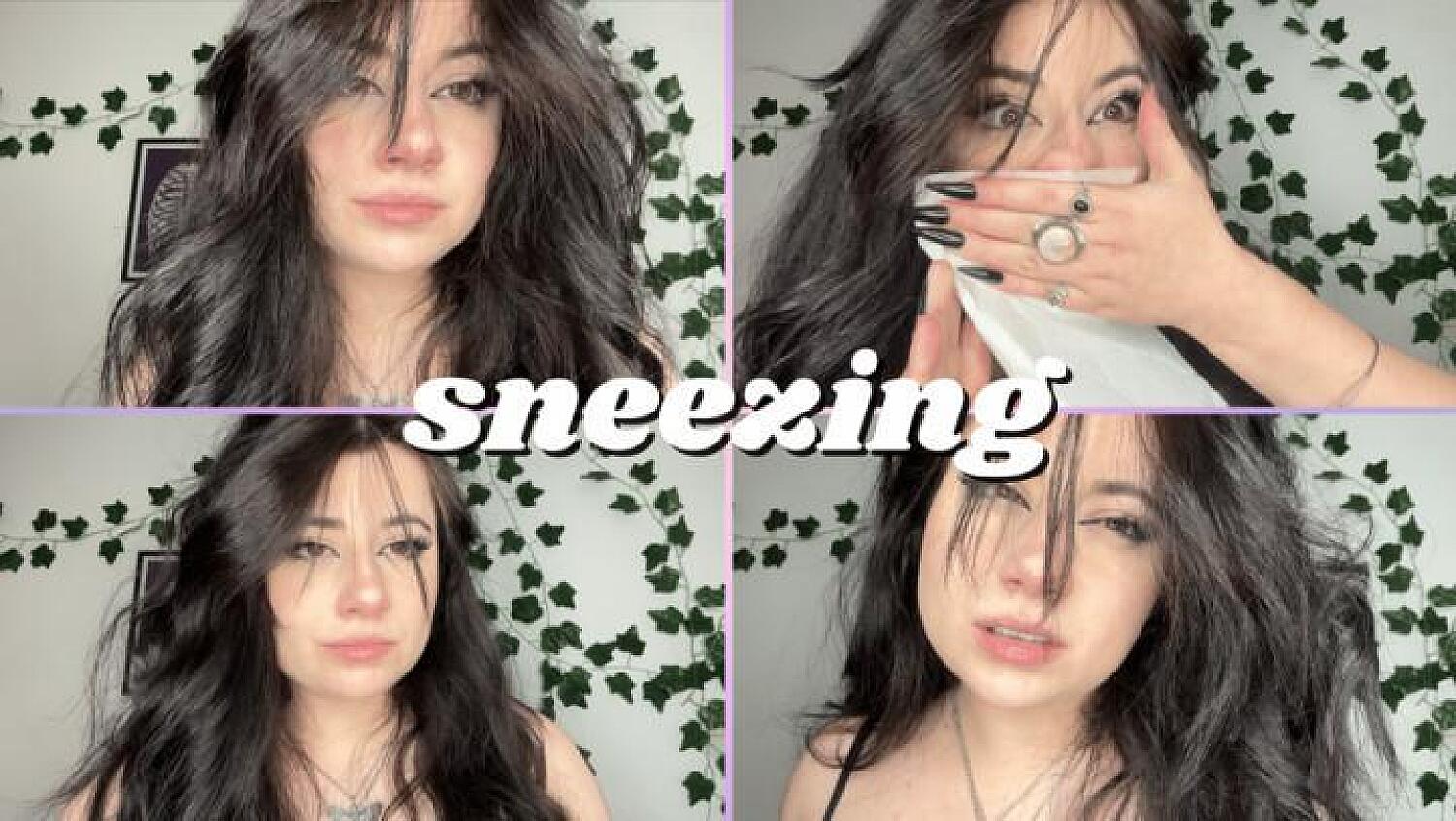 Sneezing And Nose Pinching