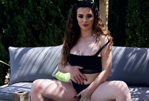 Valis Volkova in Black Lingerie