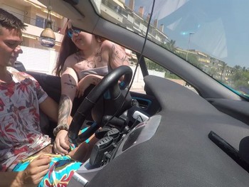 Tommy, Wanking in His Convertible, Hunts an "Easy Girl"