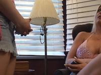 Blonde Lesbian Is Close To Cumming