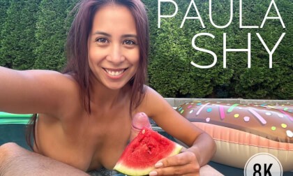 With Paula in the Pool