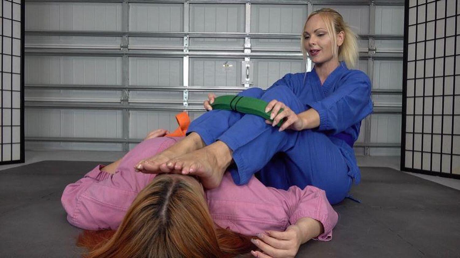 Scarlett Earns Her Green Karate Belt