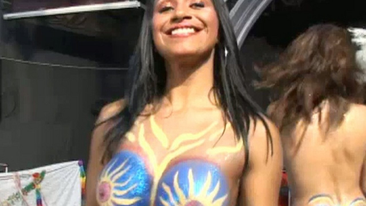 Huge Group Fuck Party With Body Paint, Big Tits And A Lot Of Suck And Fuck