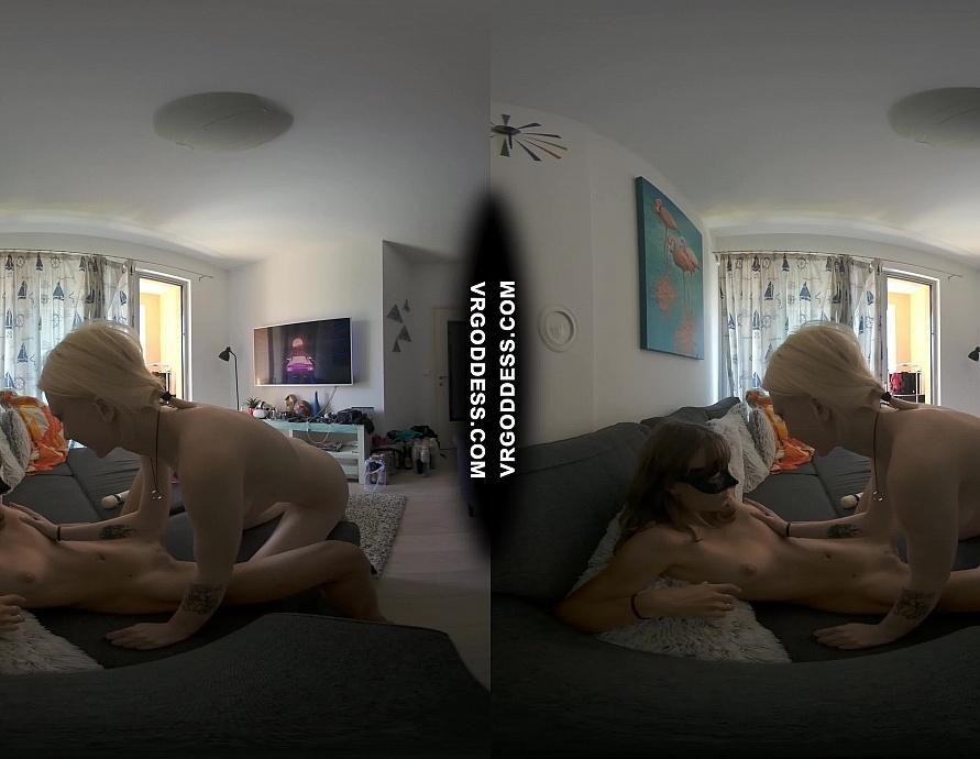 Afternoon Lesbian Pussy Licking and Hitachi Vibing Miss Pussycat with Ingrida on Vacation