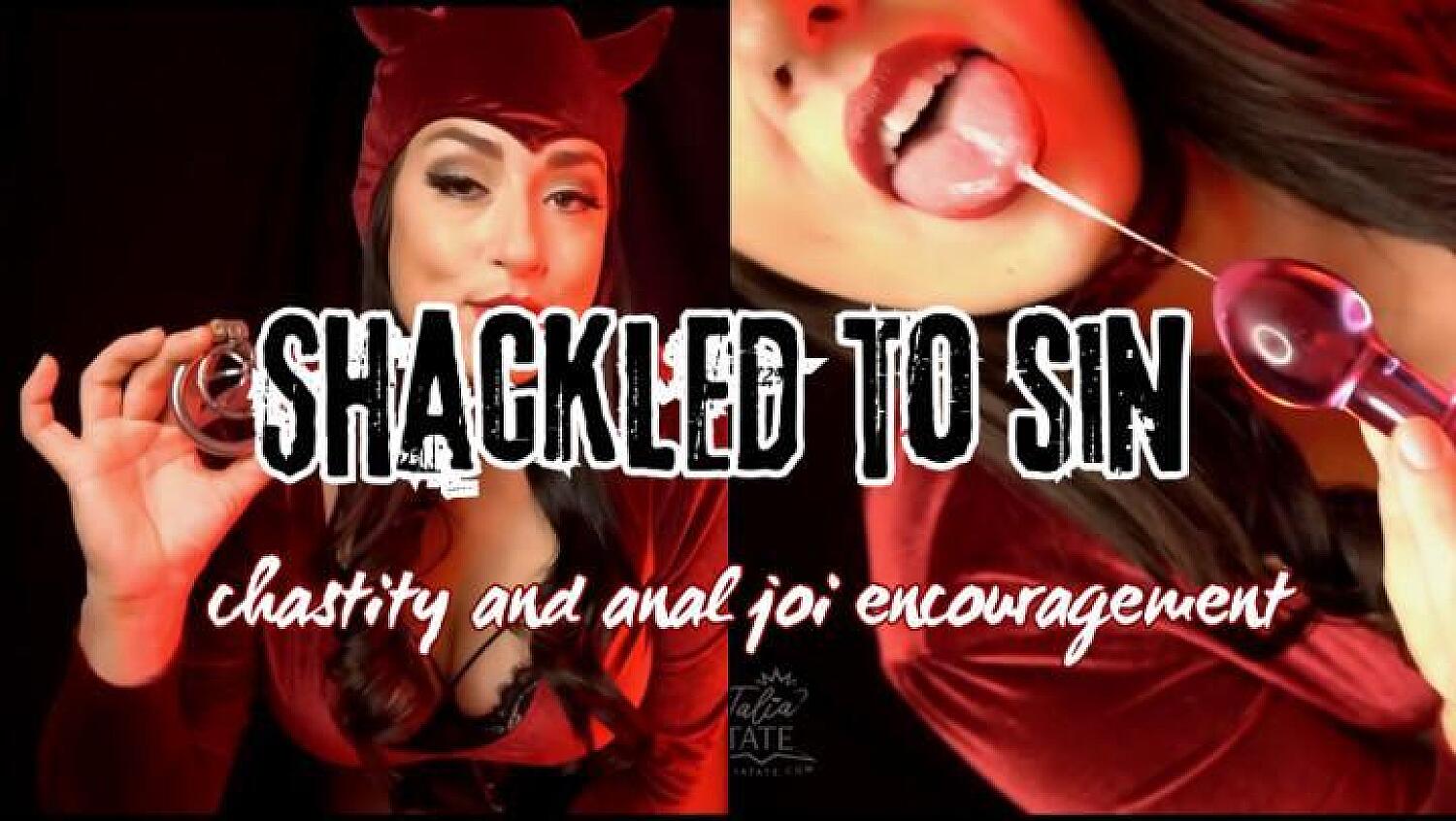 Shackled To Sin Chastity And Anal JOI Encouragement