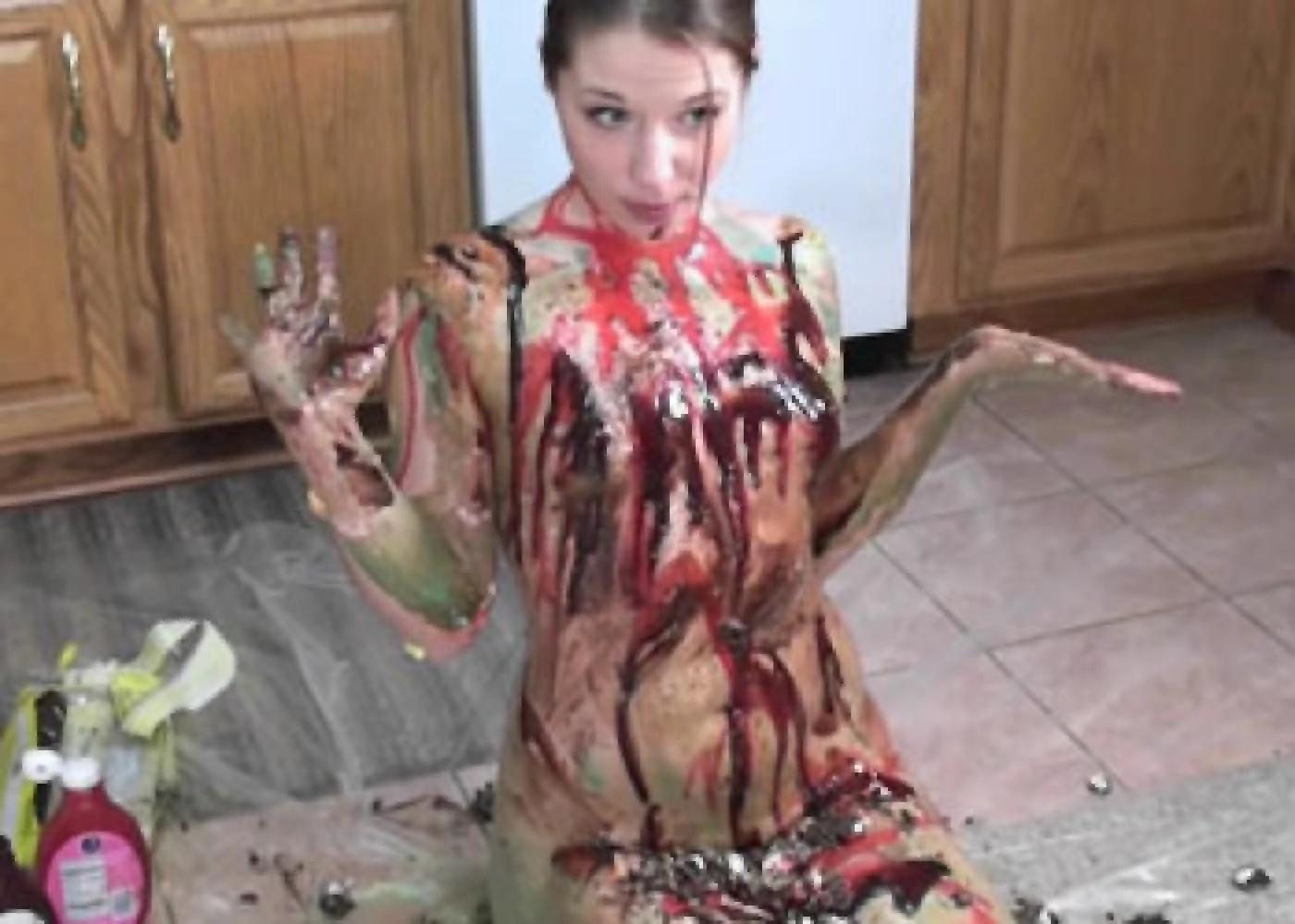 Lina Gets Messy With Cookies And Cream