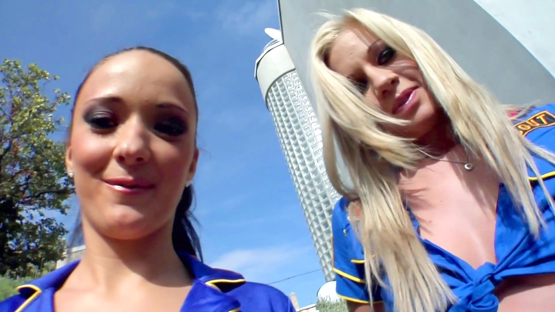 Fuck Every Hole POV Style When Sluts Trinity and Sidney Visit Your Pad