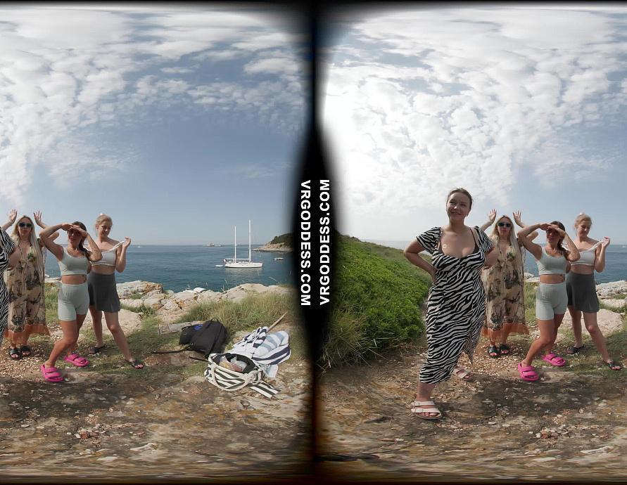 Nude Hiking On A Uninhabited Island In Italy On Vacation With Vanessa Rosalinda Dora Eyla