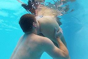 Slut Gets Cock In Pool