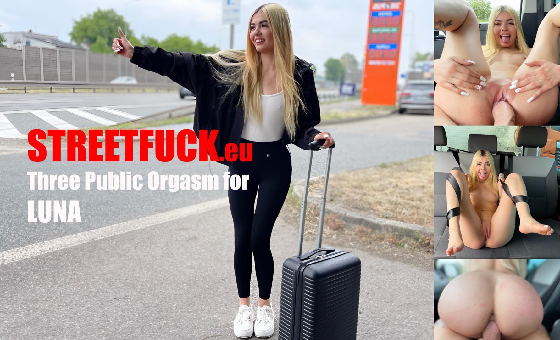 Streetfuck Three Orgasm For Luna Bbunny