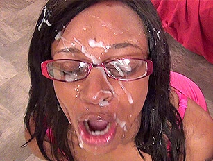 Triple Facials for Ebony in Glasses