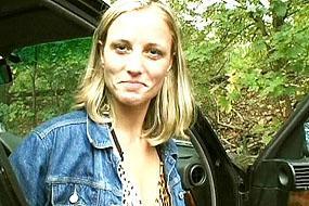 German Gal Masturbating in Car