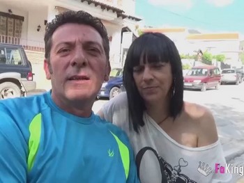 Dogging Day with Yoli and Paco. He Loves It When They Fuck His Wife