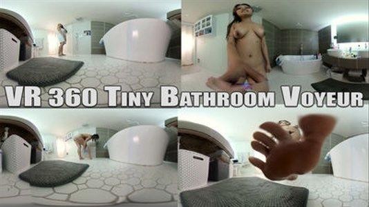 Vr 360 - Tiny Bathroom Voyeur Feat Astrodomina (Hd Mp 4)