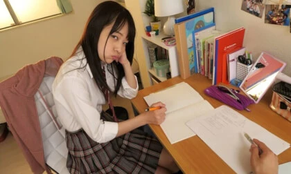 Mikako Abe - Warming Up My Virgin Tutor Part 1