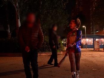 Who Wants to Fuck Harley Quinn? Lookinf for "Jokers" Around the Streets of Madrid