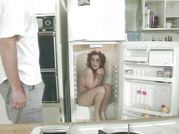 Priscilla Sin Fucked in the Ass All Over the Kitchen - Guzzles Cum.