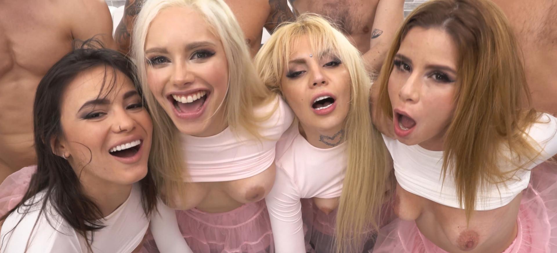Hardcore Orgy 8On4 Lucymendez Vivianlola Kirasex Ashleyrose DP DVP DAP TAP Tvp Interracial