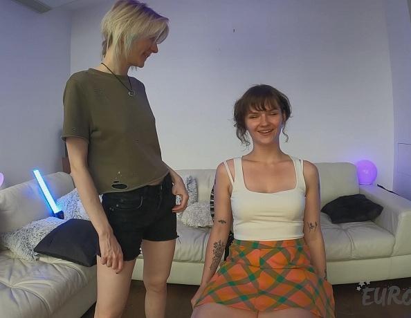 Ingrida Dancing And Licking Her Friend Sofies Pussy And Fingering Her Until She Cums