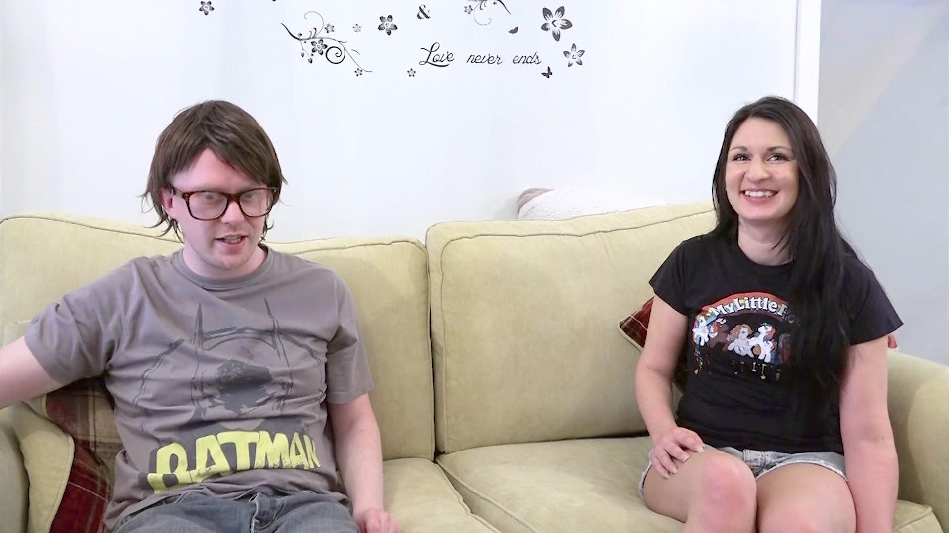 Sophie Garcia Gives a Nerd a Sloppy Blowjob