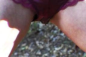 Piss Pants in Nature