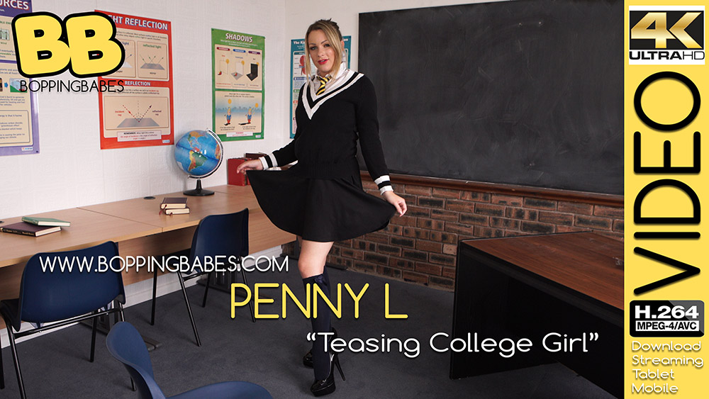 Penny L Teasing College Girl