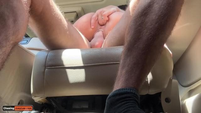 Hot Couple Is So Good at Fucking in the Drivers Seat - Mav & Joey Lee