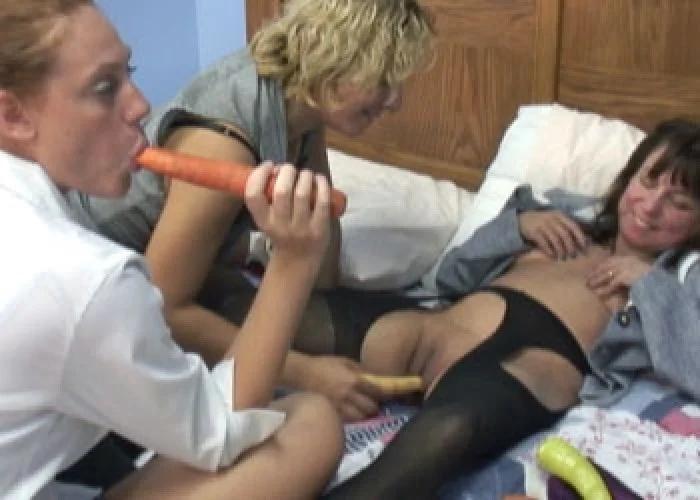 Vixen Gets Stuffed With Veggies