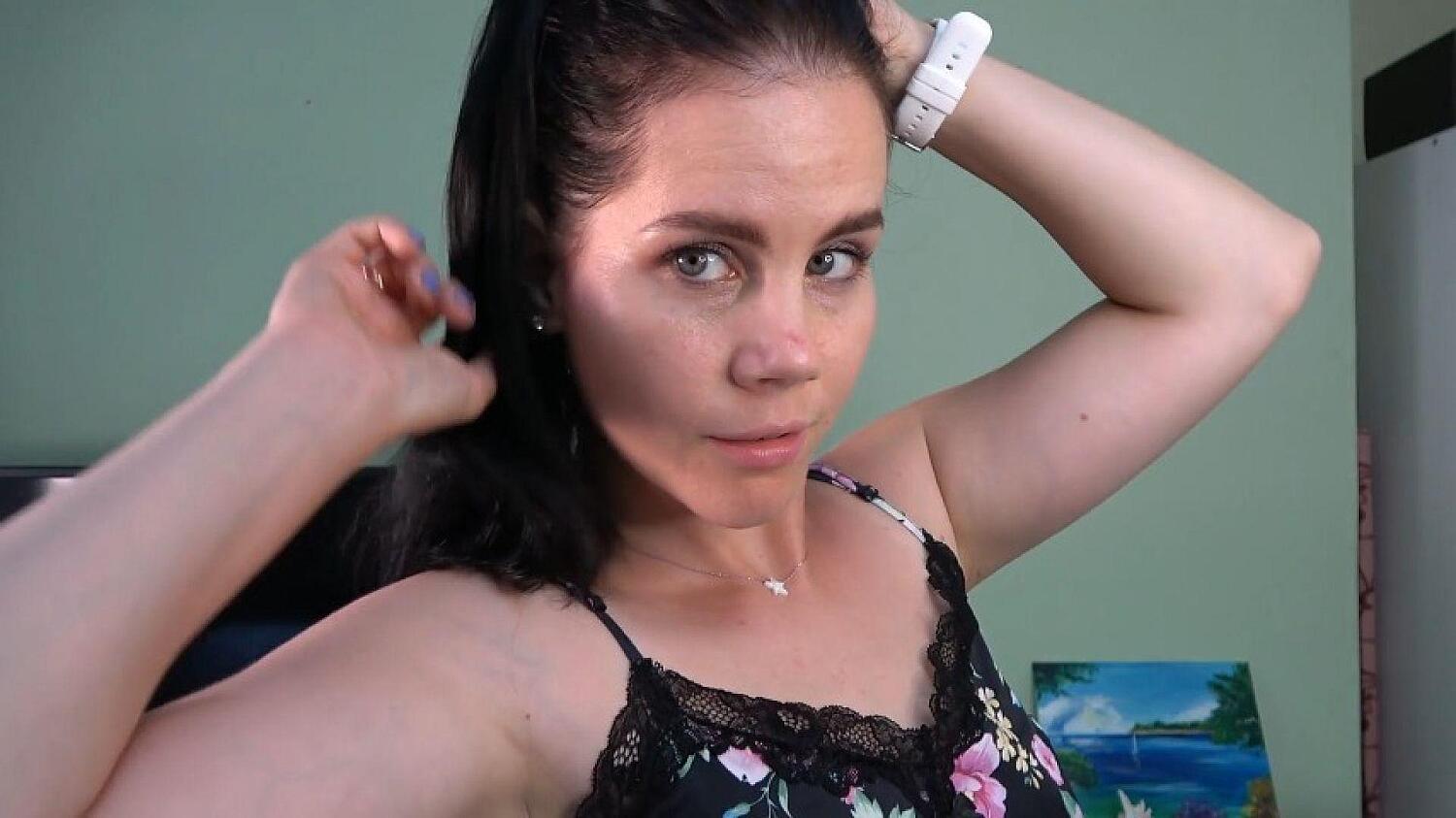 Hair Fetish With Hot Anna