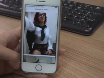 18 Years Old, Schoolgirl, Tender and Nasty. Attenya Tastes the Cock of Her Favourite Porn Actor