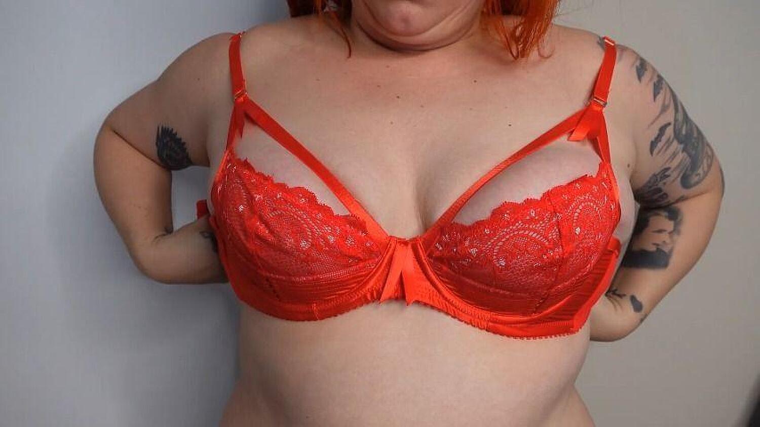 Trying On Three Bras That Are Too Small
